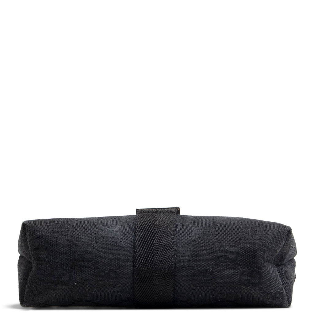 GU GG Canvas Waist Bag - Black OUTLET FINAL SALE
