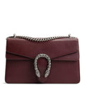 GU Leather Crystal Embellished Dionysus Small - Burgundy