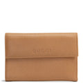 GU Leather French Wallet - Cognac