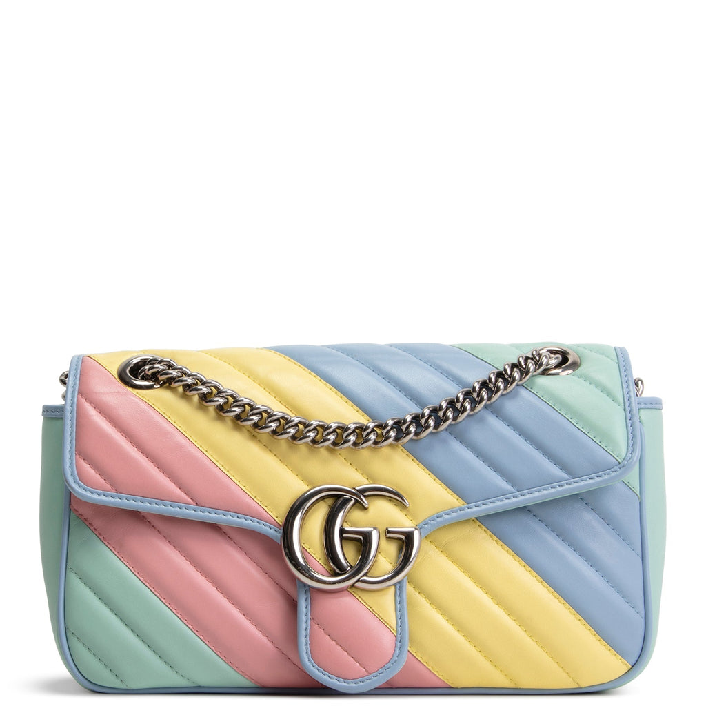 GU GG Marmont Shoulder Bag - Pastel Multicolor