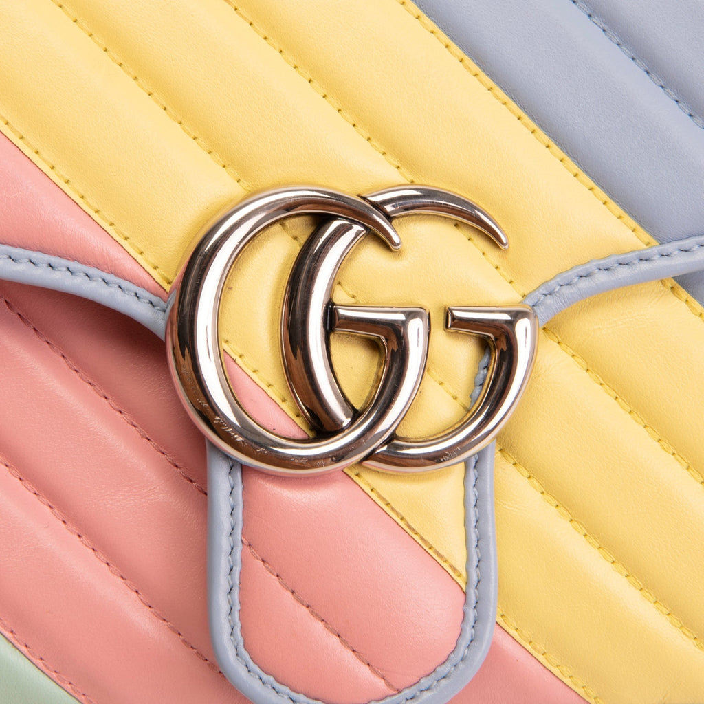 GU GG Marmont Shoulder Bag - Pastel Multicolor