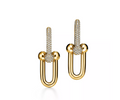 gold earrings