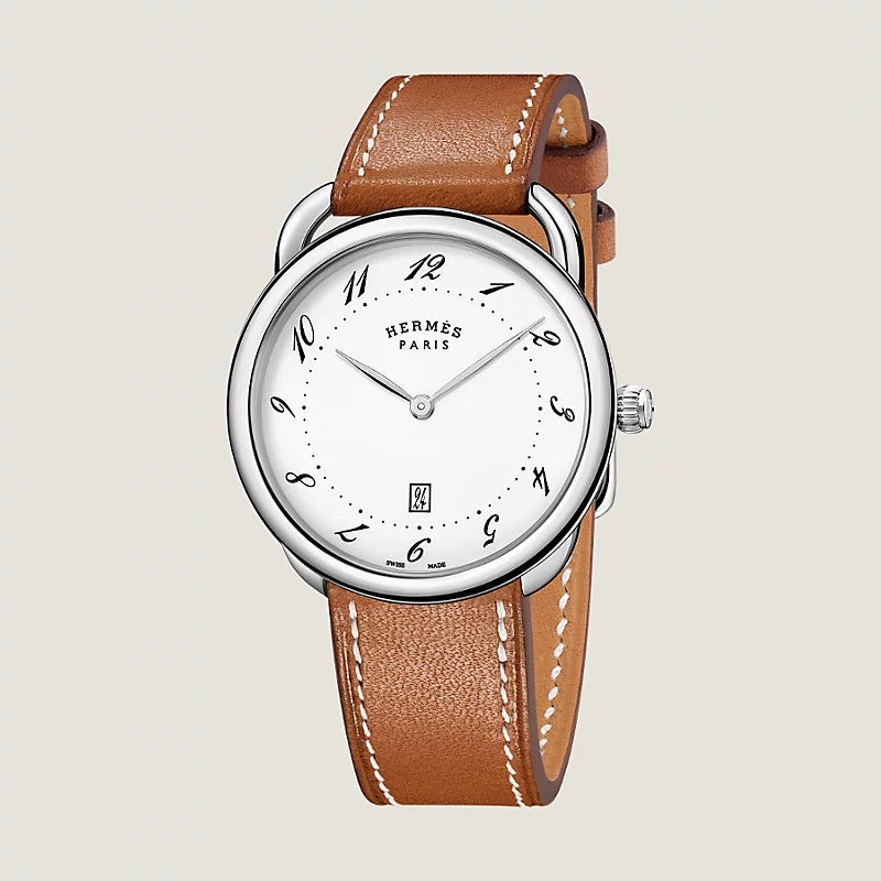 Arceau 40mm watch Barenia Naturel