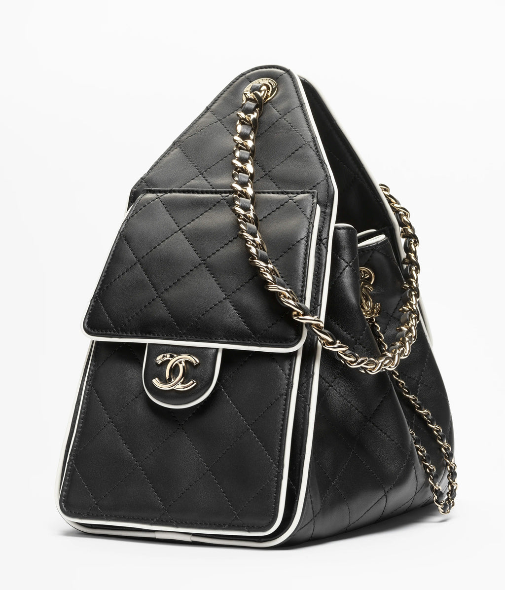 CH 25 Small Handbag Black and White
