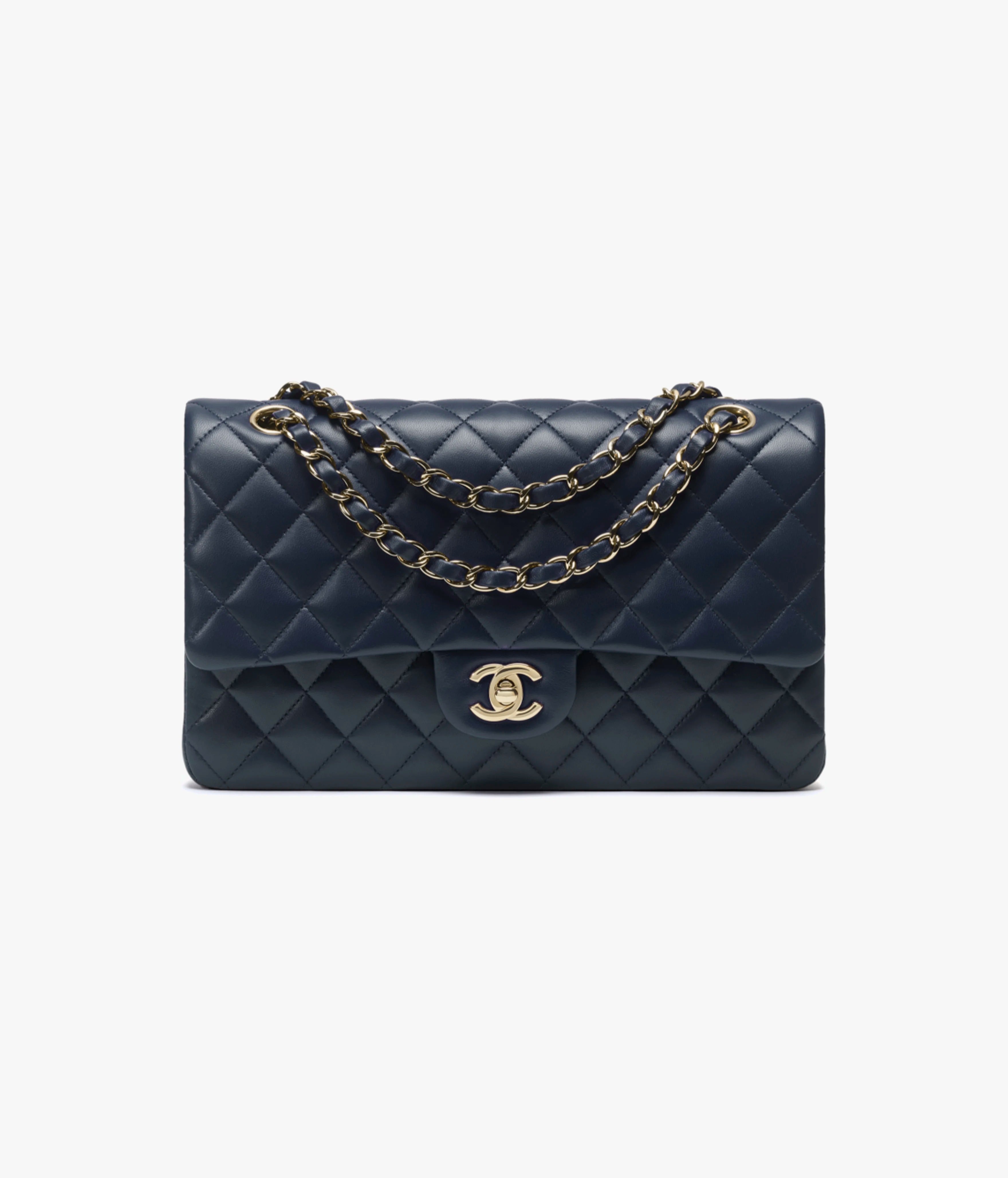 Classic 11.12 Handbag Lambskin Dark Blue
