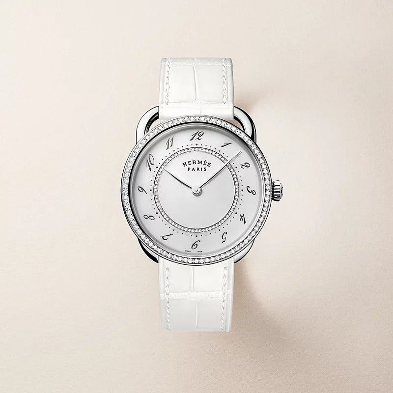 Arceau watch, large model, 36 mm noir