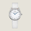 Arceau watch, large model, 36 mm Blanc