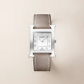 Heure H watch, medium model, 30 mm, étoupe
