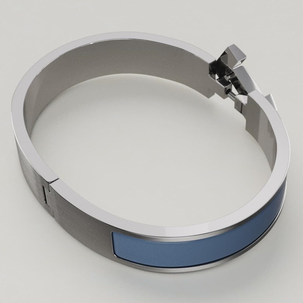 Pulseira Clic HH bleu tempête mat