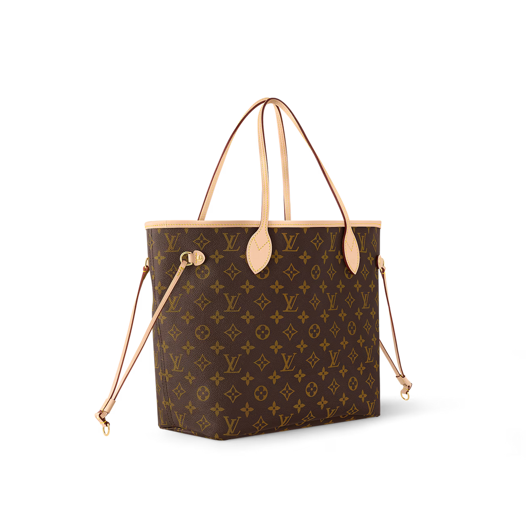Neverfull MM Monogram Canvas Beige