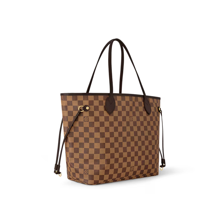 Neverfull MM Damier Ebene Canvas Rose Ballerine