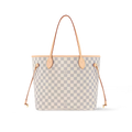 Neverfull MM Damier Azur Canvas Rose Ballerine