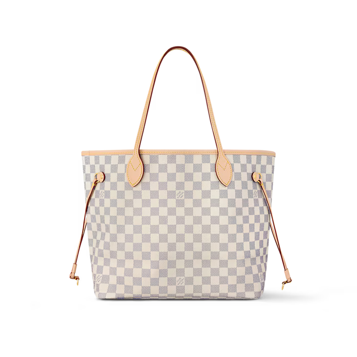 Neverfull MM Damier Azur Canvas Beige
