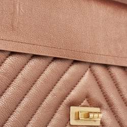 Chanel Bronze Chevron Leather 226 Reissue 2.55 Flap Bag