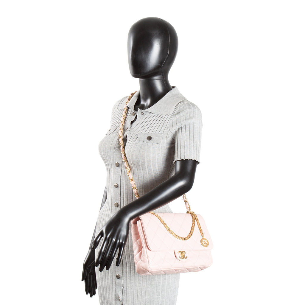 CH Fancy Jewel Flap Bag - Pink